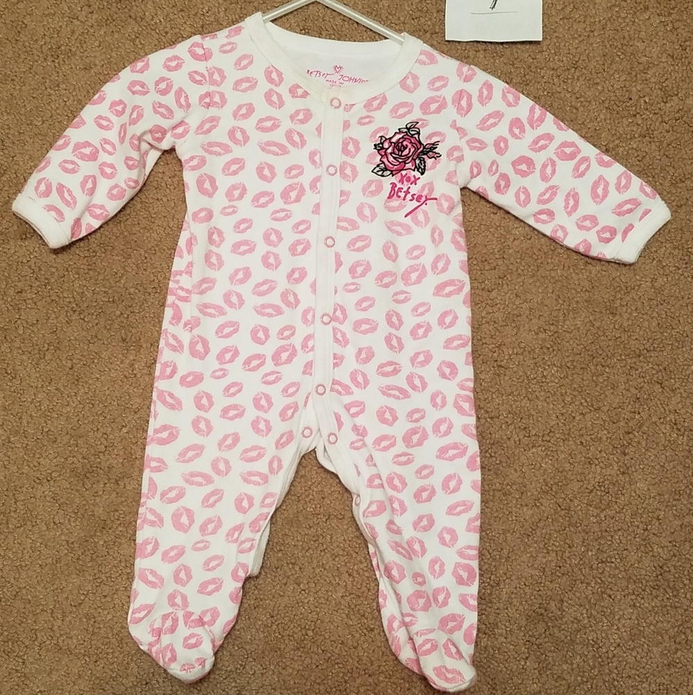 Betsey Johnson footie sleeper